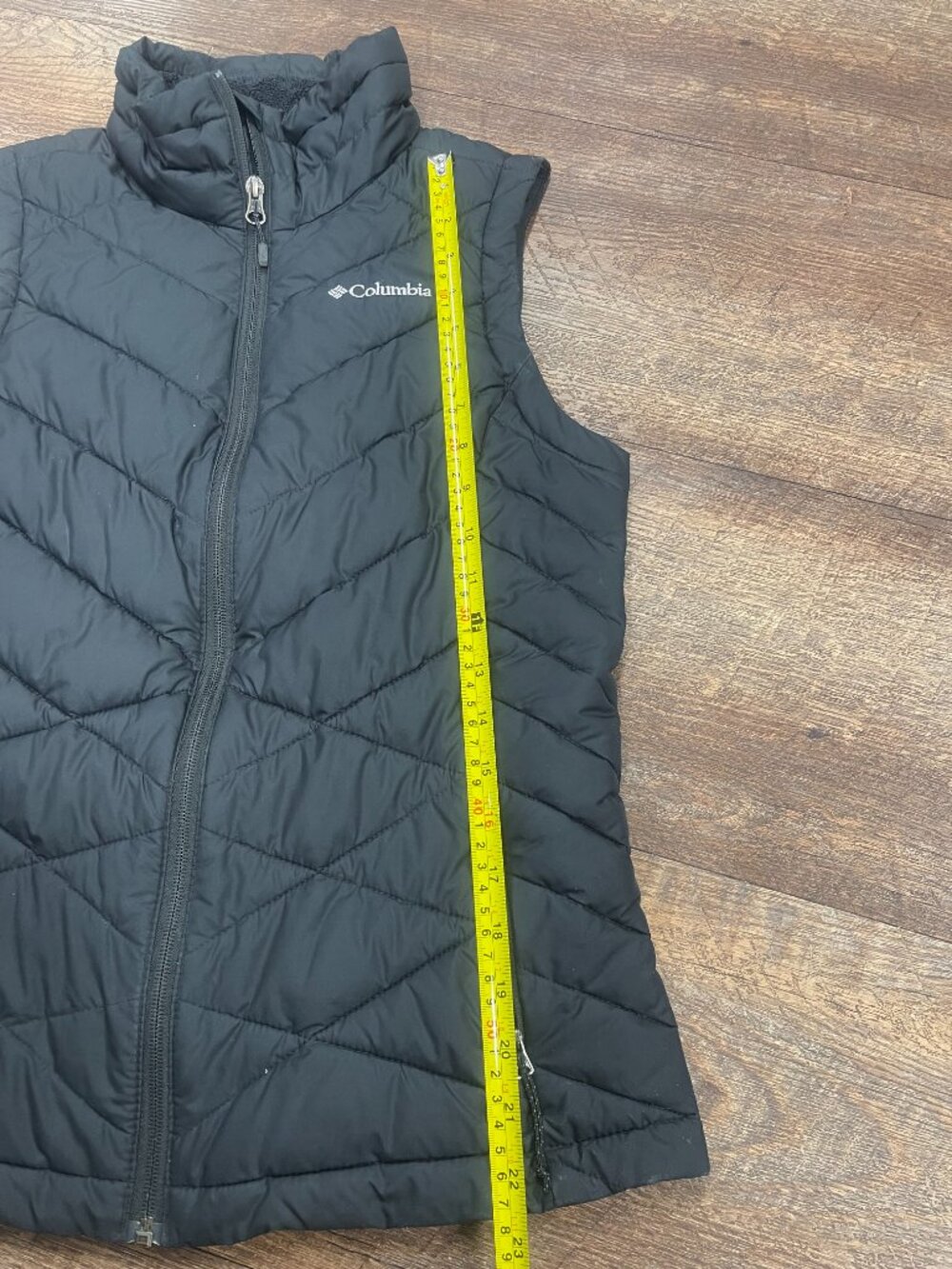 Columbia Omni-Heat Black Quilted Insulated Vest Medium - Picture 3 of 8